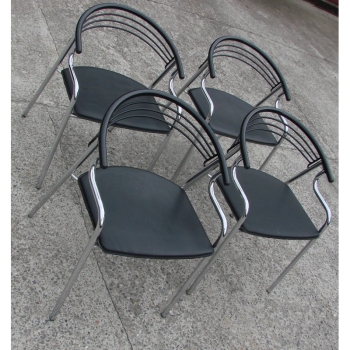 Skórzane siedzisko krzesła włoskiego – zbliżenie